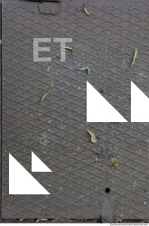 metal floor old dirty