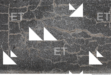 ground concrete cracky