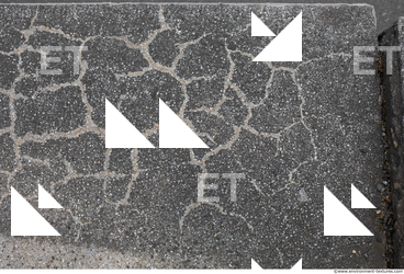 ground concrete cracky