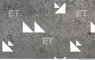 ground concrete dirty