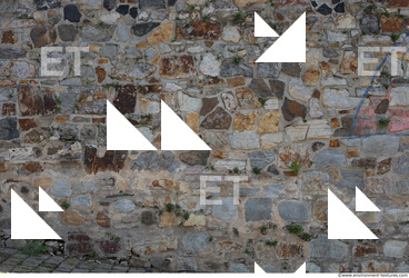 wall stones mixed size