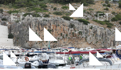 Cliffs Overgrown Rock