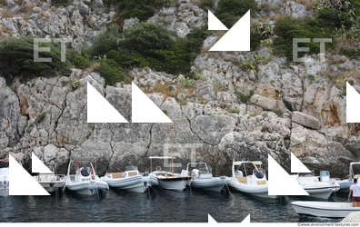 Cliffs Overgrown Rock