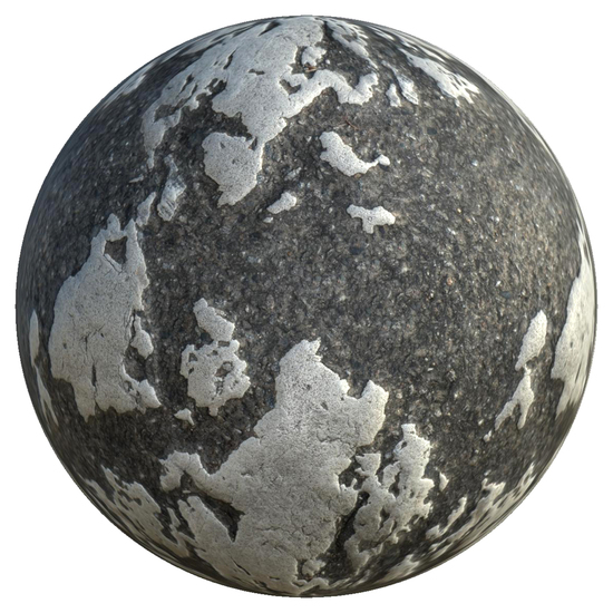 PBR texture road asphalt