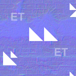 seamless wall stones normal map 0008