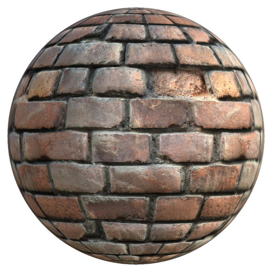 PBR texture wall bricks