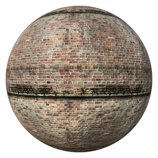 PBR texture wall bricks