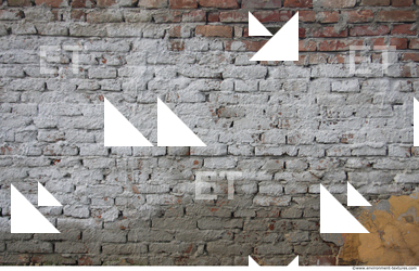 wall bricks plastered 0005