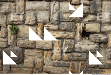 Mixed Size Walls Stones