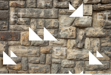 wall stones mixed size 0009