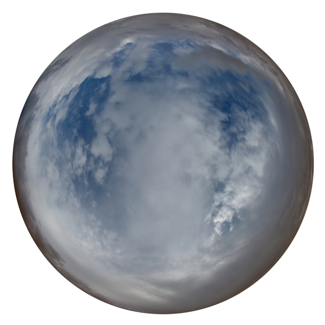 clouded skydome HDRi panorama