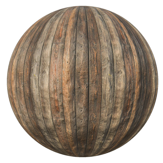 PBR texture wood planks