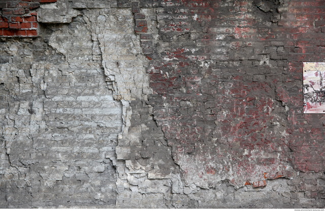 Wall Bricks Plastered