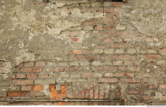 Wall Bricks Plastered