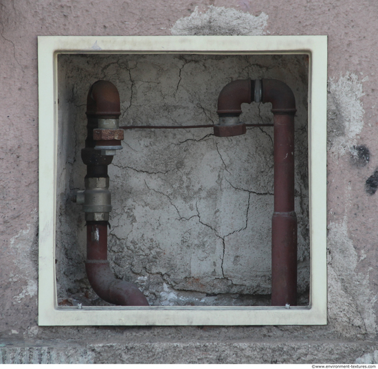 Hydrants in Wall