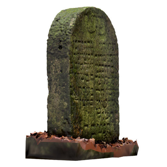 Tombstone RAW 3D Scan