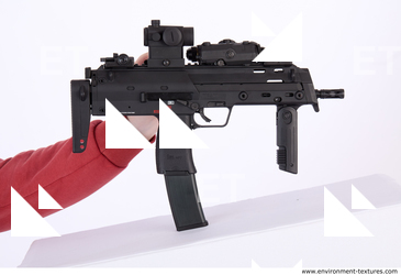 Heckler & Koch MP - Compact Personal Defense Weapon (PDW) with Tactical Attachments, Ideal for Military and Law Enforcement Use