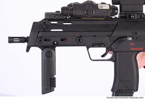 Heckler & Koch MP - Compact Personal Defense Weapon (PDW) with Tactical Attachments, Ideal for Military and Law Enforcement Use