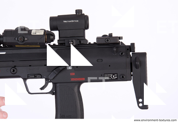 Heckler & Koch MP - Compact Personal Defense Weapon (PDW) with Tactical Attachments, Ideal for Military and Law Enforcement Use