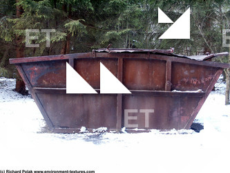 Photo Textures of Container Trash