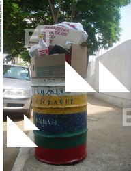 Photo Textures of Container Trash