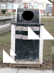 Photo Textures of Container Trash