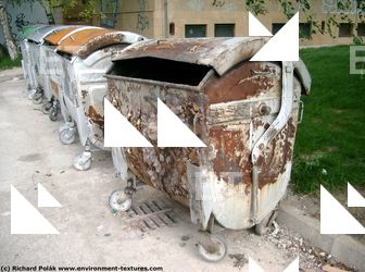 Photo Textures of Container Trash