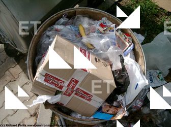 Photo Textures of Container Trash