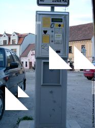 Parking automat machine