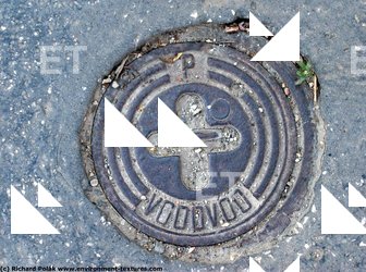 Photo Textures of Manhole Cower