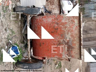 Photo Texture of Wheelbarrow