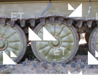 Photo Texture of Tank Wheels