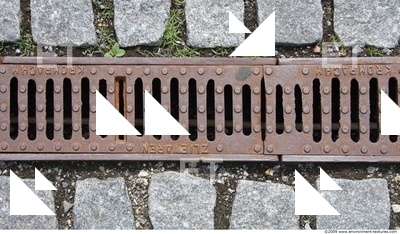 Ground Sewer Grate