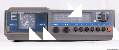 Photo Texture of Electronic Black