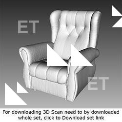 3D Scan of Armchair