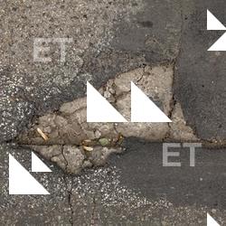 Photo Textures of Asphalt Damaged