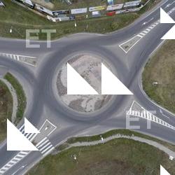 Photo Textures of Roads from Above