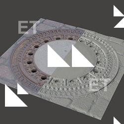 3D Scan of Manhole Cover #18