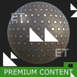 PBR Substance Material of Metal Floor Rusty #5