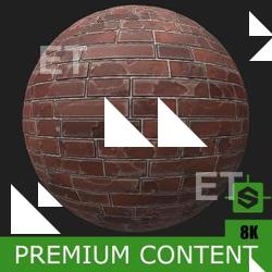 PBR Substance Material of Wall Brick Old #2