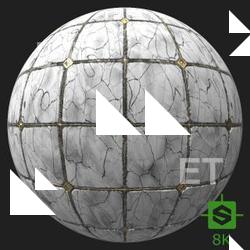 PBR Substance Material of Floor Marble #5