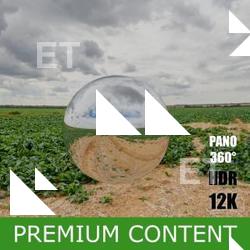 HDR Panorama 360° of Background Field