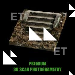 3D Scan of Concrete Stairs