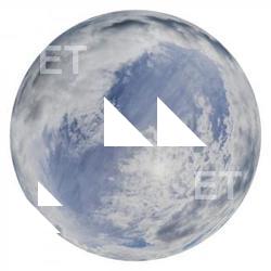 HDRi Skydome of Blue Clouded Sky 16K