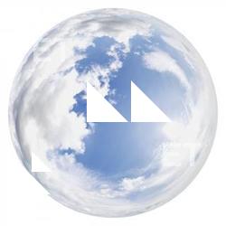 HDRi Skydome of Blue Clouded Sky 16K 