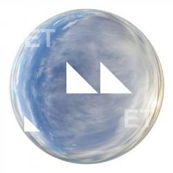 HDRi Skydome of Blue Clouded Sky 16K