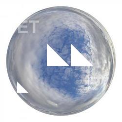 HDRi Skydome of Blue Clouded Sky 16K