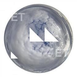 HDRi Skydome of Blue Clouded Sky 16K