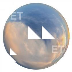 HDRi Skydome of Sunset Sky 12K