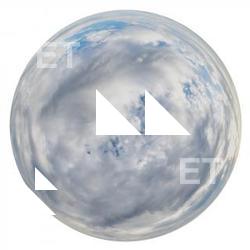 HDRi Skydome of Clouded Sky 12K